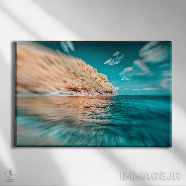 تابلو دکوراتیو جاه طلبی های شفافیت اثر گلاوکو منهالی - نمای روبهرو روی دیوار