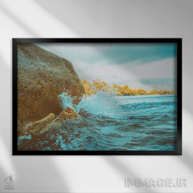 تابلو دکوراتیو افکار ثانویه جاه طلبی اثر گلاوکو منهالی - نمای قابدار مشکی