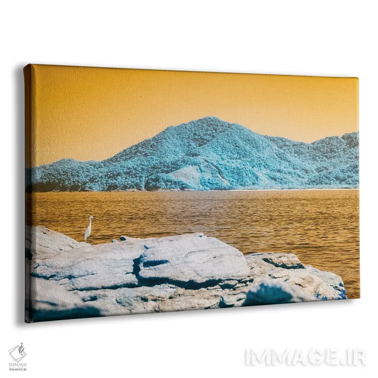 تابلو دکوراتیو نظر به موقع اثر گلاوکو منهالی - نمای پرسپکتیو محصول