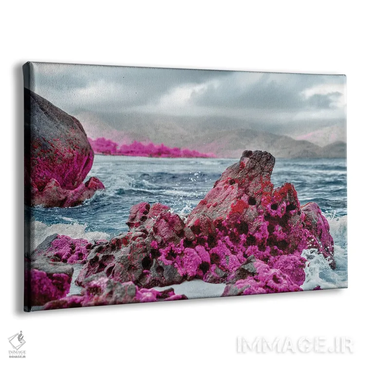 تابلو دکوراتیو کل نگر اثر گلاوکو منهالی - نمای پرسپکتیو محصول