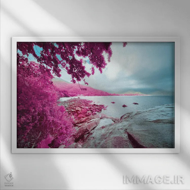 تابلو دکوراتیو گمشده اثر گلاوکو منهالی - نمای قابدار سفید