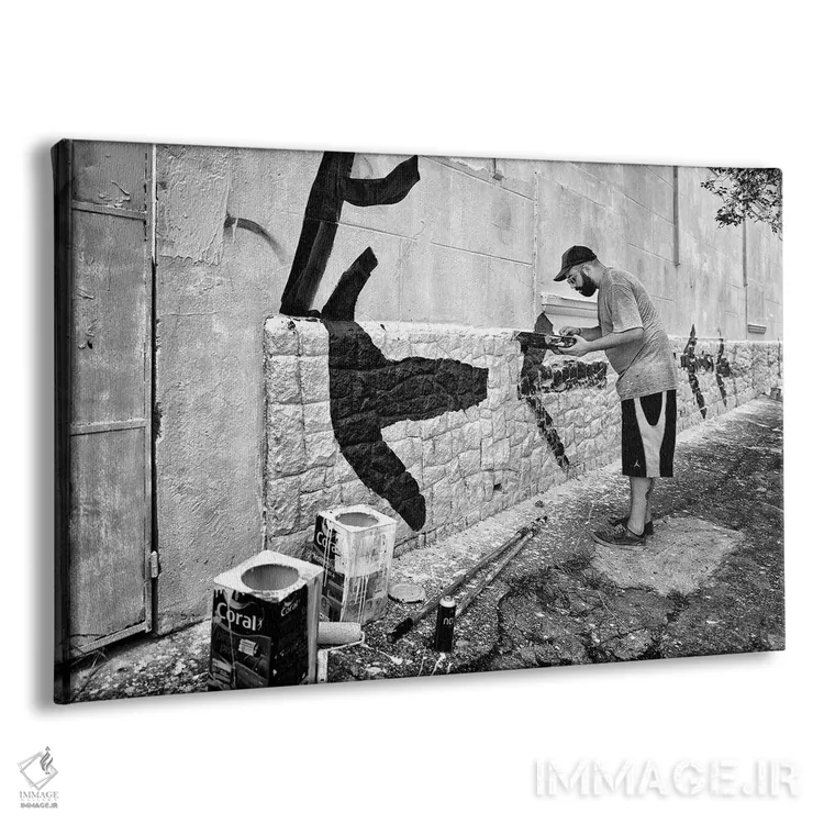 تابلو دکوراتیو خیابان های سائوپائولو XCII اثر گلاوکو منهالی - نمای پرسپکتیو محصول