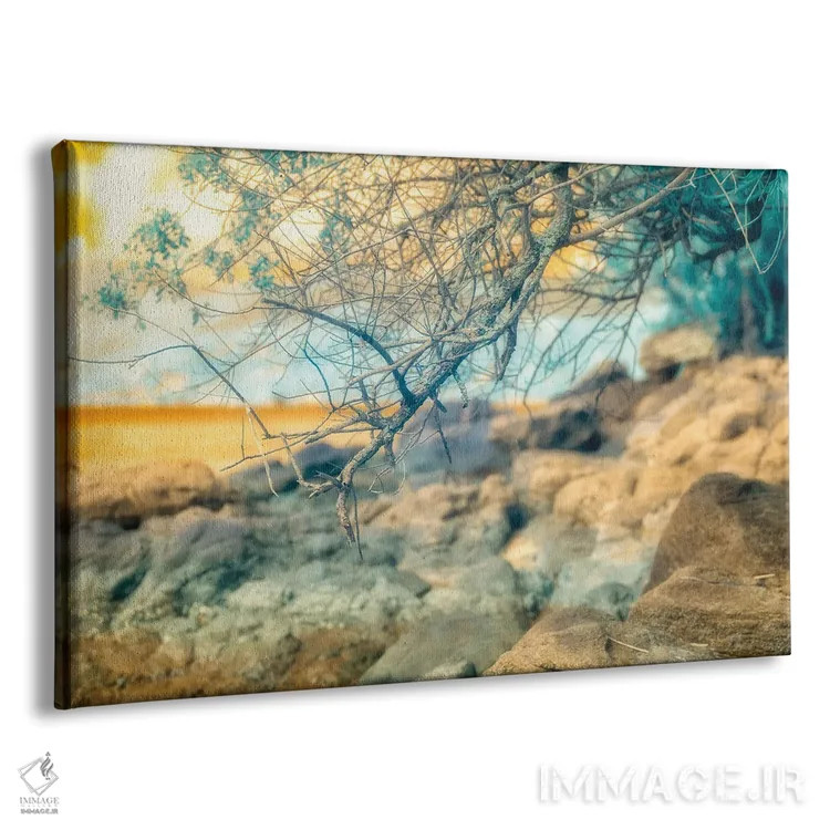 تابلو دکوراتیو دارایی های موقت اثر گلاوکو منهالی - نمای پرسپکتیو محصول