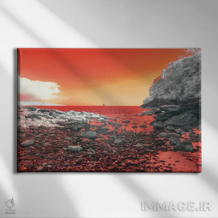 تابلو دکوراتیو پیامد شگفتی اثر گلاوکو منهالی - نمای روبهرو روی دیوار