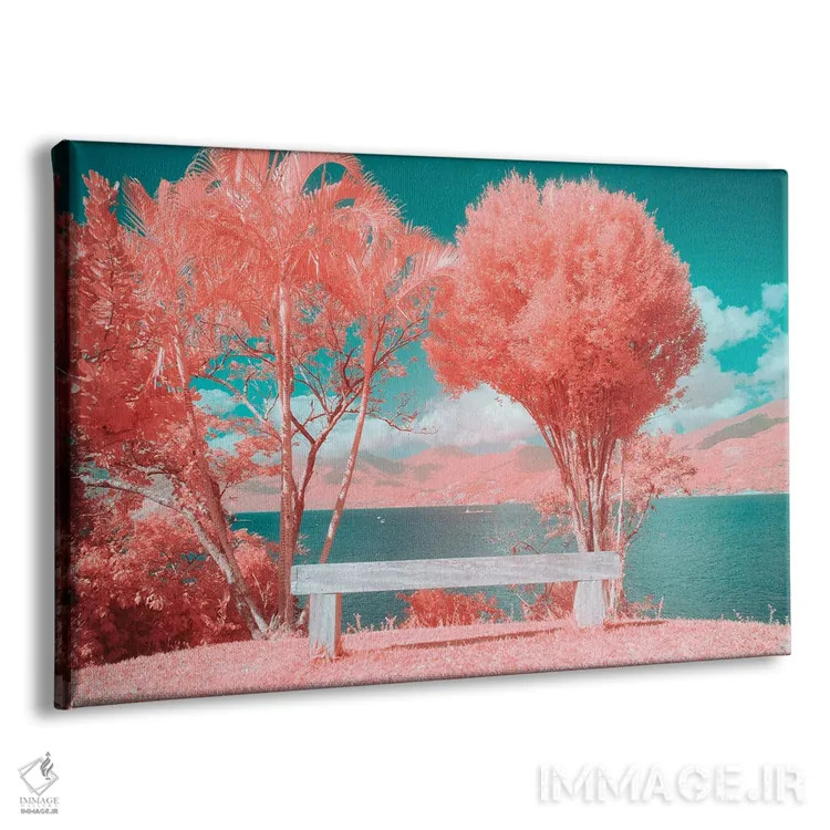 تابلو دکوراتیو گسترش تنهایی اثر گلاوکو منهالی - نمای پرسپکتیو محصول