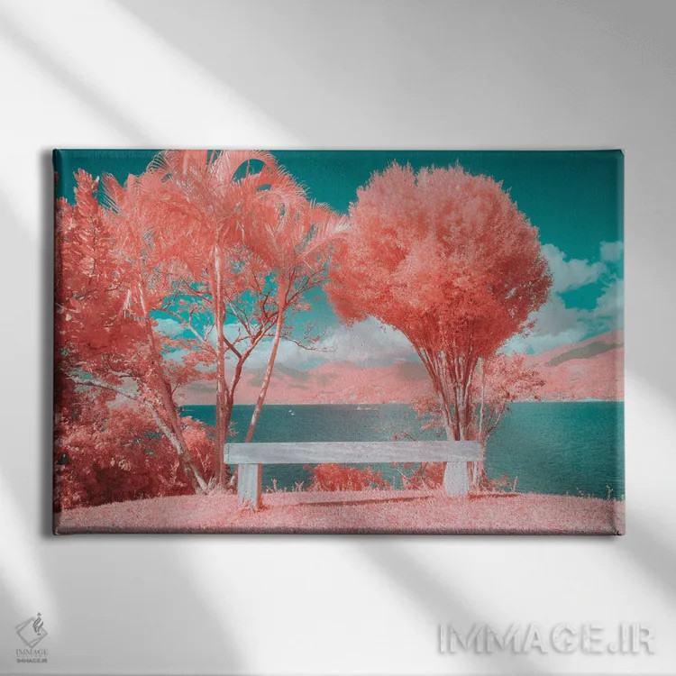 تابلو دکوراتیو گسترش تنهایی اثر گلاوکو منهالی - نمای روبهرو روی دیوار