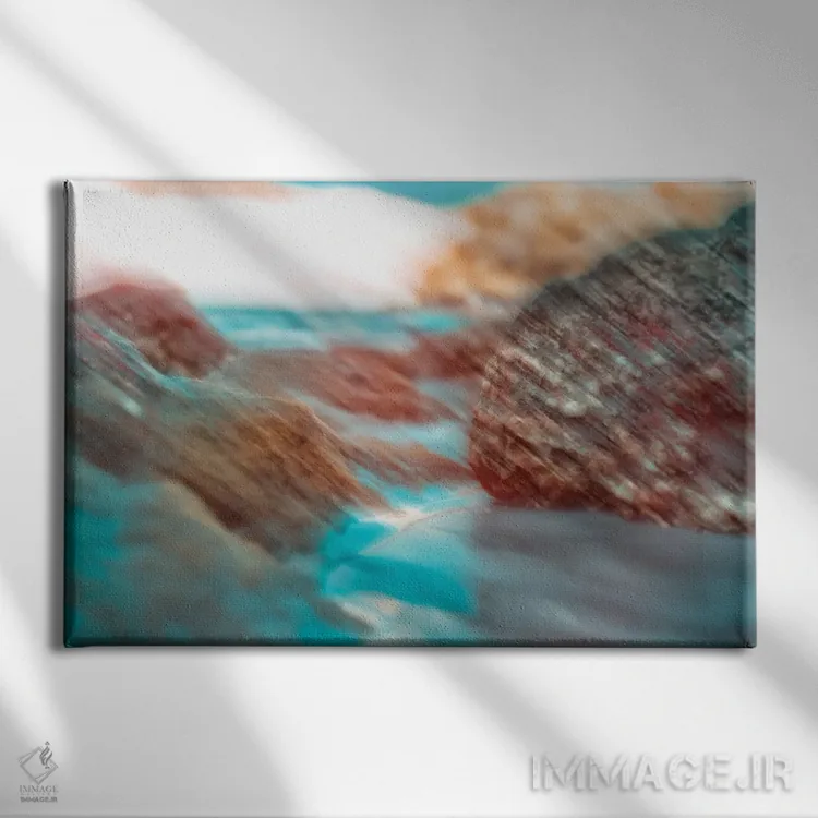 تابلو دکوراتیو لطافت خون اثر گلاوکو منهالی - نمای روبهرو روی دیوار