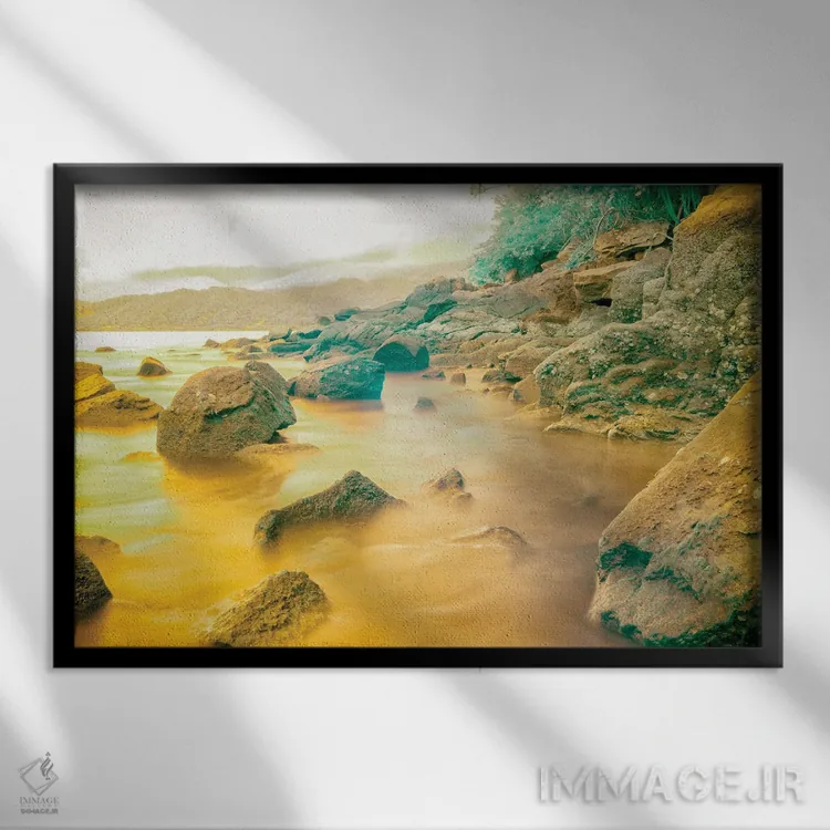 تابلو دکوراتیو اعتقاد به عقل اثر گلاوکو منهالی - نمای قابدار مشکی