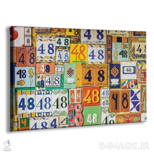 تابلو دکوراتیو ۴۸ اثر گلاوکو منهالی - نمای پرسپکتیو محصول