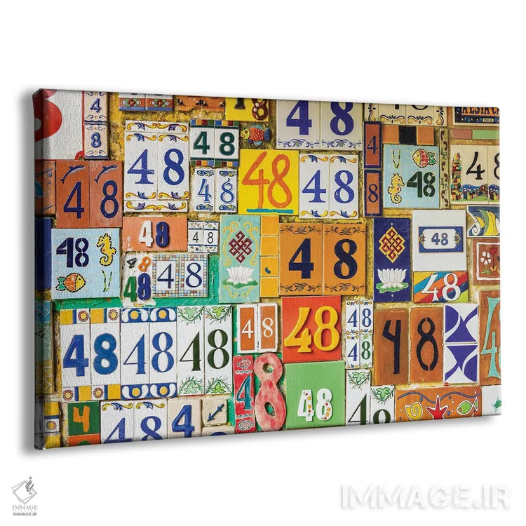 تابلو دکوراتیو ۴۸ اثر گلاوکو منهالی - نمای پرسپکتیو محصول