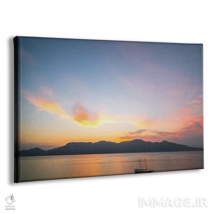 تابلو دکوراتیو ساحل رستگاری اثر گلاوکو منهالی - نمای پرسپکتیو محصول