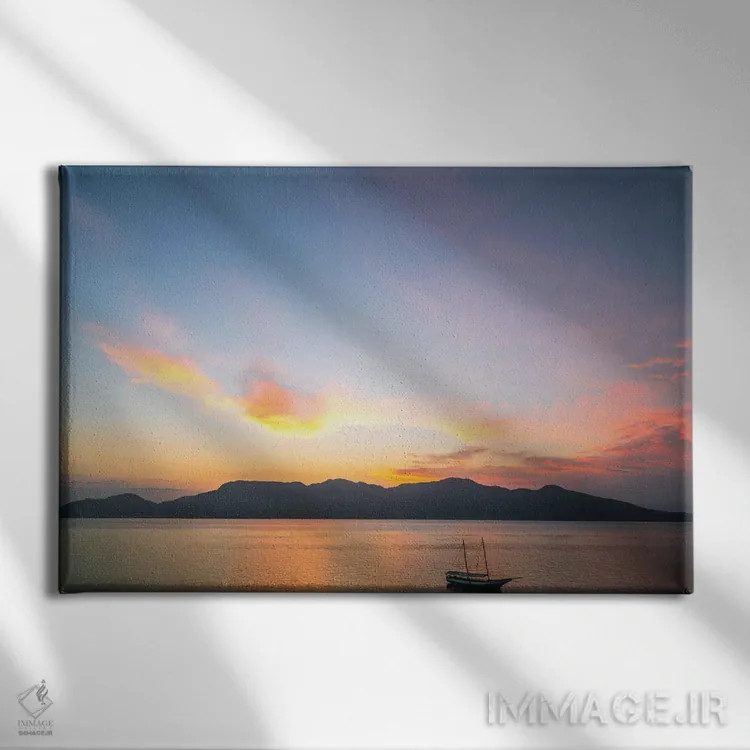 تابلو دکوراتیو ساحل رستگاری اثر گلاوکو منهالی - نمای روبهرو روی دیوار