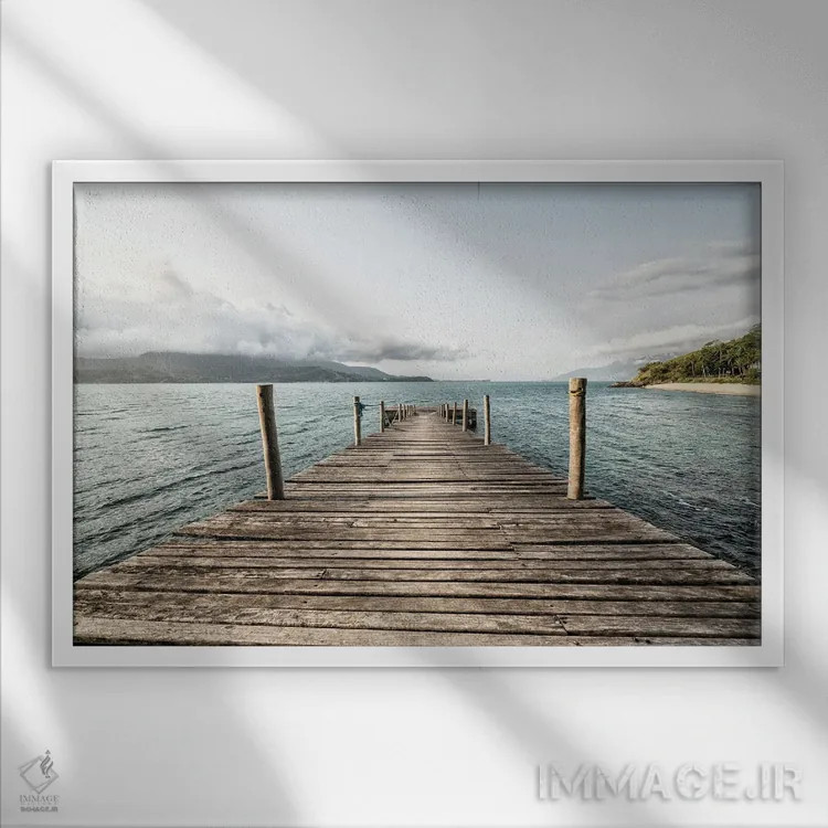 تابلو دکوراتیو جادوی ناشایست اثر گلاوکو منهالی - نمای قابدار سفید