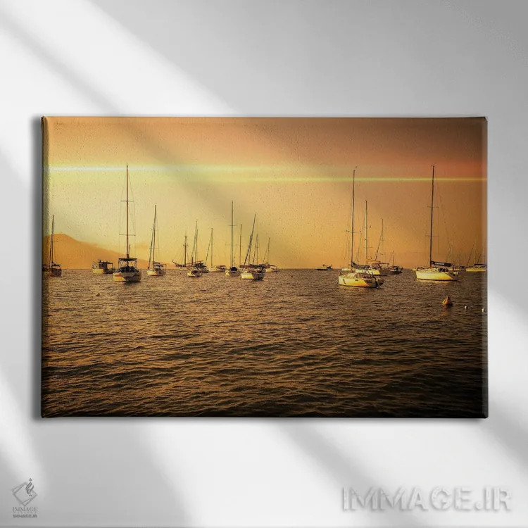 تابلو دکوراتیو تابستان اثر گلاوکو منهالی - نمای روبهرو روی دیوار