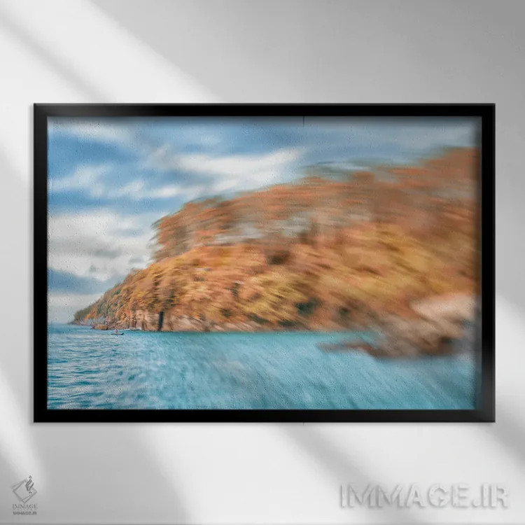 تابلو دکوراتیو شگفتی بی گناه اثر گلاوکو منهالی - نمای قابدار مشکی