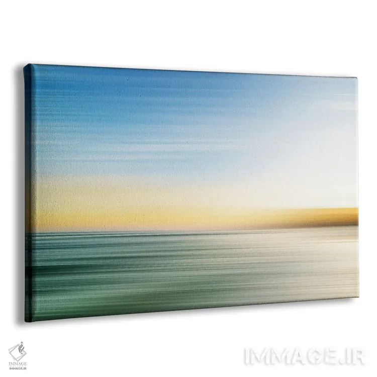 تابلو انتزاعی اسکله هیزل اثر گلاوکو منهالی - نمای پرسپکتیو محصول