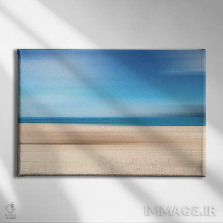 تابلو انتزاعی واحه مرموز اثر گلاوکو منهالی - نمای روبهرو روی دیوار