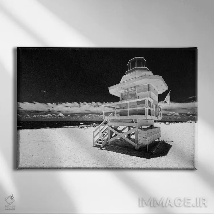 تابلو دکوراتیو گشت نگهبانی اثر گلاوکو منهالی - نمای روبهرو روی دیوار