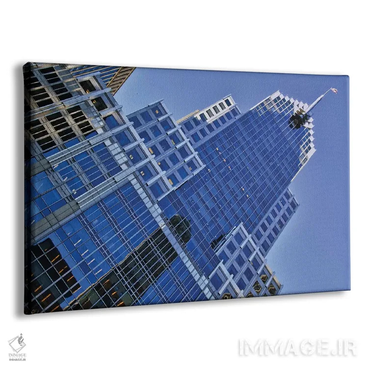 تابلو دکوراتیو ساختمان بزرگ اثر گلاوکو منهالی - نمای پرسپکتیو محصول