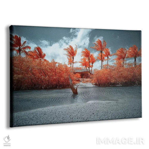 تابلو دکوراتیو خانه تنها اثر گلاوکو منهالی - نمای پرسپکتیو محصول