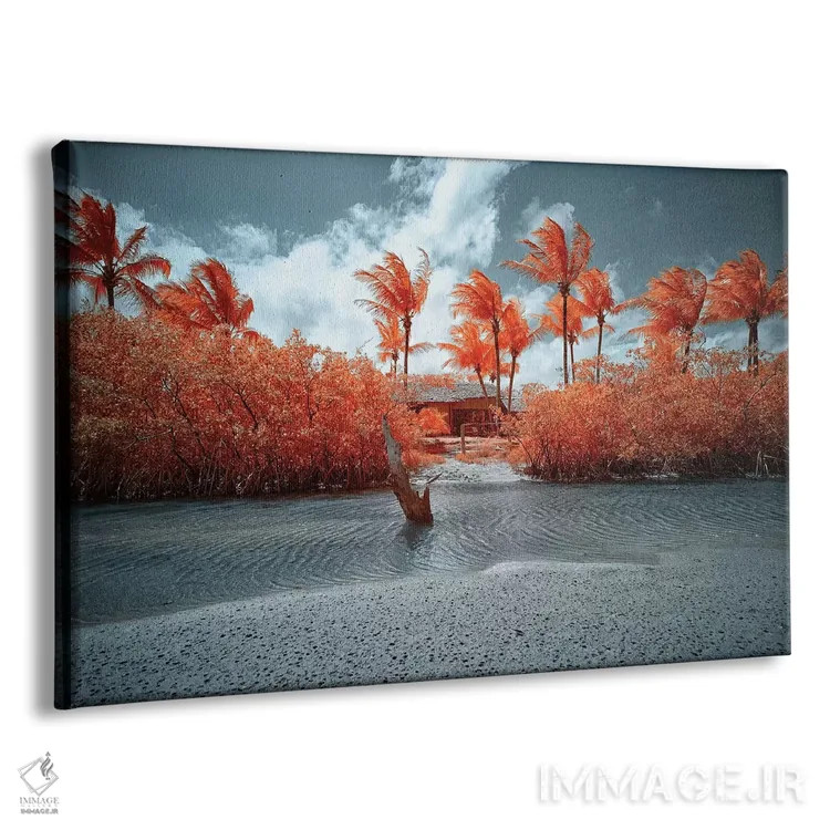 تابلو دکوراتیو خانه تنها اثر گلاوکو منهالی - نمای پرسپکتیو محصول