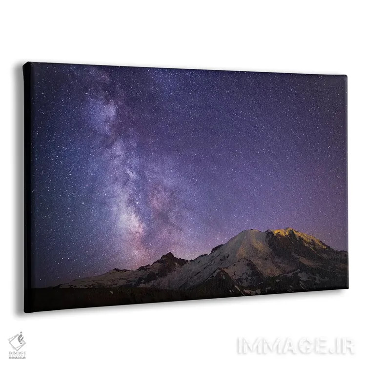 تابلو دکوراتیو Mount Rainier National Park, Washington, USA,راه شیری از کوه ر… اثر گری لوهم - نمای پرسپکتیو محصول