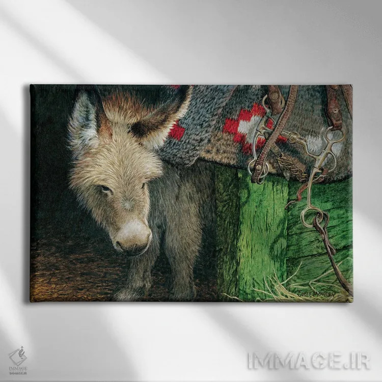 تابلو دکوراتیو کوچولوی من اثر جف مووری - نمای روبهرو روی دیوار