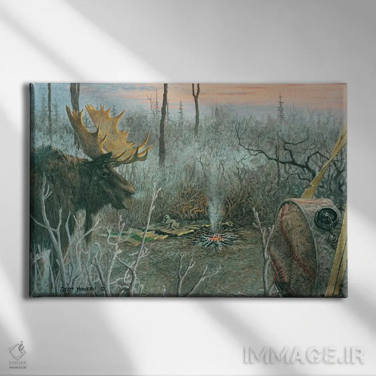 تابلو دکوراتیو مزاحم اثر جف مووری - نمای روبهرو روی دیوار