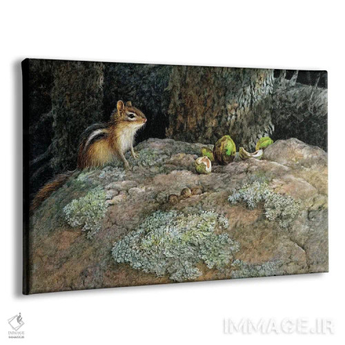 تابلو دکوراتیو فندق شکن اثر جف مووری - نمای پرسپکتیو محصول