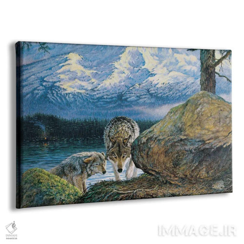 تابلو دکوراتیو کوه روح اثر جف مووری - نمای پرسپکتیو محصول