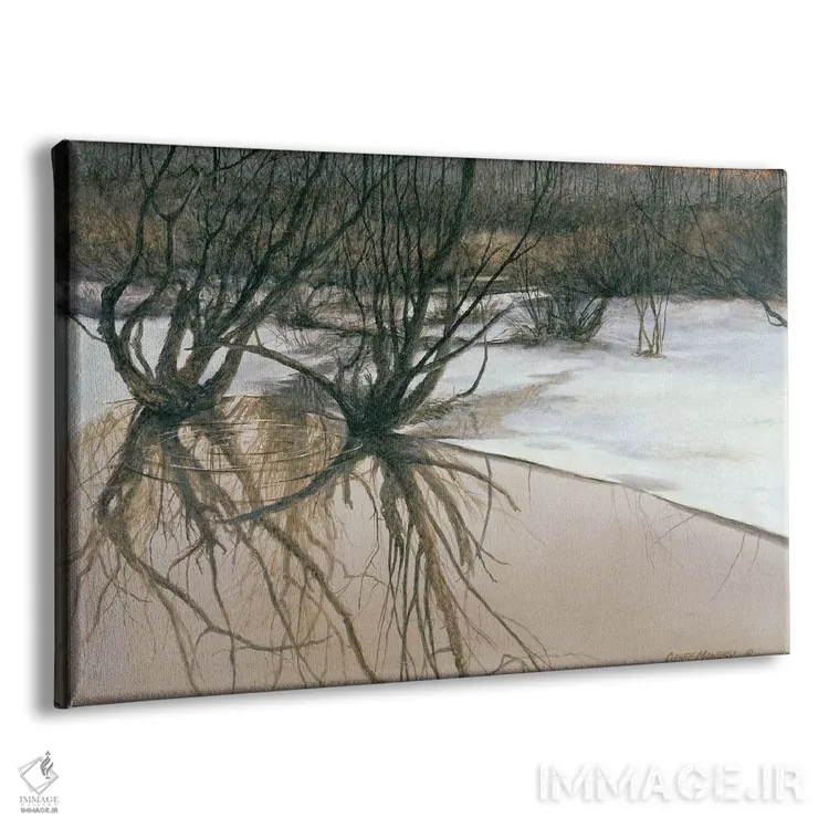 تابلو دکوراتیو اراضی باتلاقی اثر جف مووری - نمای پرسپکتیو محصول