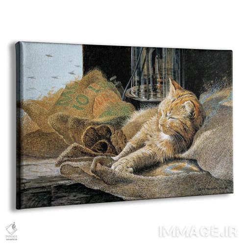 تابلو دکوراتیو رعد در انبار اثر جف مووری - نمای پرسپکتیو محصول