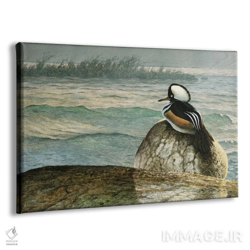 تابلو دکوراتیو عبور از دریاچه ایری اثر جف مووری - نمای پرسپکتیو محصول