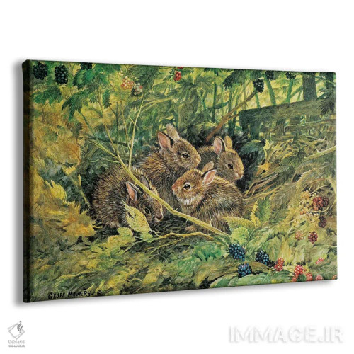 تابلو دکوراتیو کومه سرسک اثر جف مووری - نمای پرسپکتیو محصول