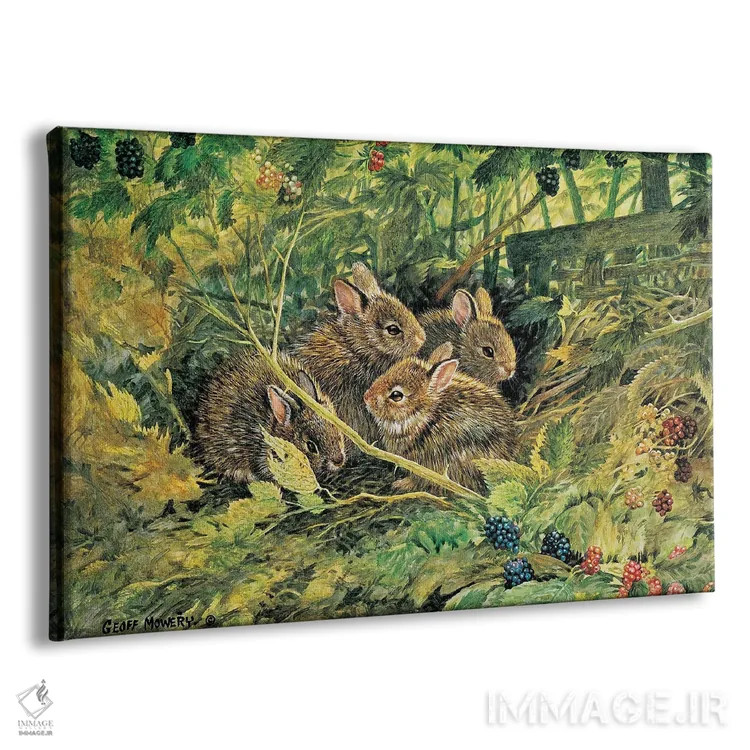 تابلو دکوراتیو کومه سرسک اثر جف مووری - نمای پرسپکتیو محصول