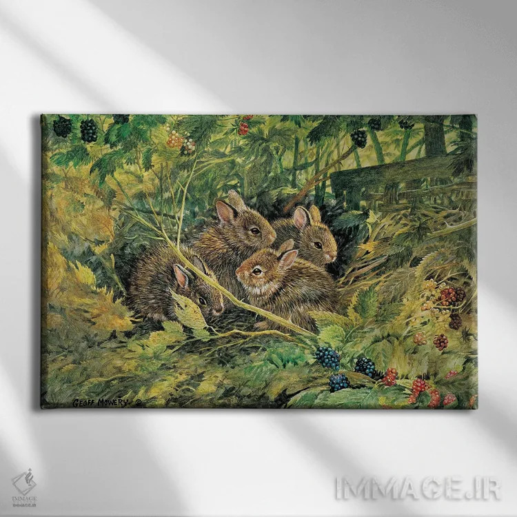 تابلو دکوراتیو کومه سرسک اثر جف مووری - نمای روبهرو روی دیوار