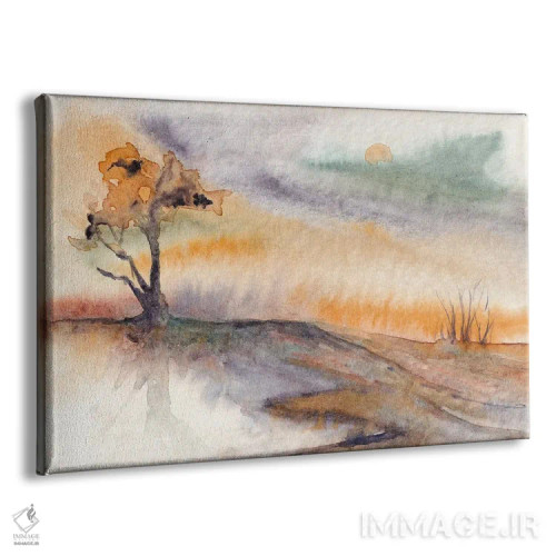 تابلو انتزاعی نقاشی منظره پنجم اثر مارکو گونزالز - نمای پرسپکتیو محصول