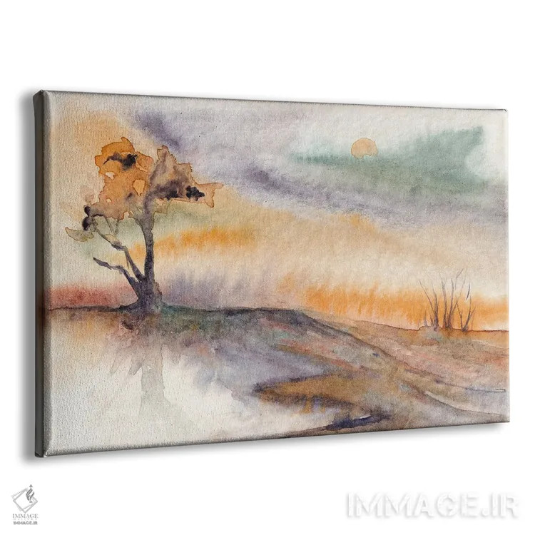 تابلو انتزاعی نقاشی منظره پنجم اثر مارکو گونزالز - نمای پرسپکتیو محصول