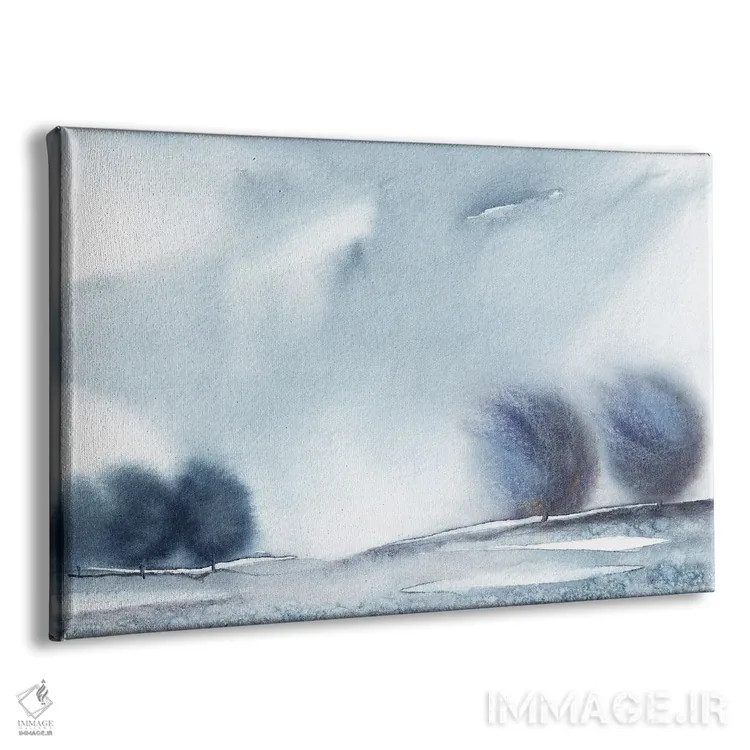 تابلو مینیمال درختان انتزاعی مینیمال اثر مارکو گونزالز - نمای پرسپکتیو محصول