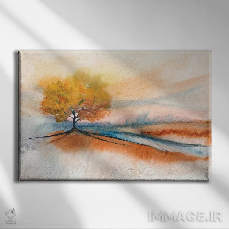 تابلو دکوراتیو نقاشی منظره نهم اثر مارکو گونزالز - نمای روبهرو روی دیوار