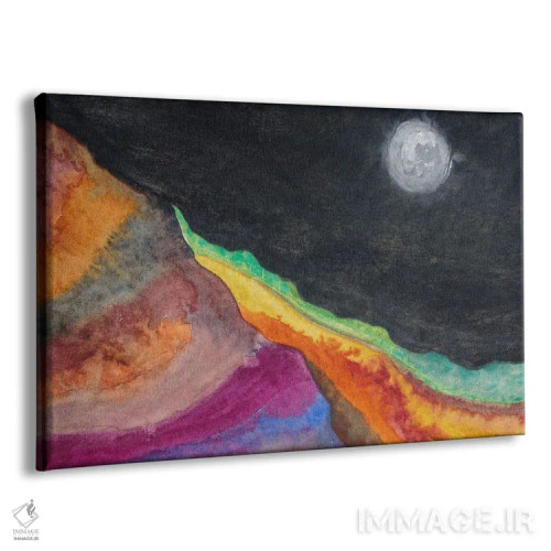 تابلو انتزاعی نقاشی منظره سوم اثر مارکو گونزالز - نمای پرسپکتیو محصول