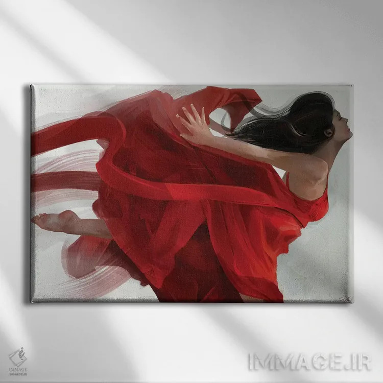 تابلو دکوراتیو رقص اثر استیو گود - نمای روبهرو روی دیوار