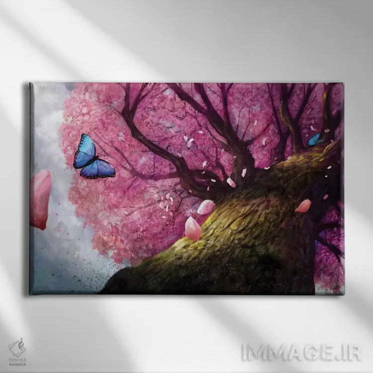 تابلو دکوراتیو در سایه صلح اثر استیو گود - نمای روبهرو روی دیوار