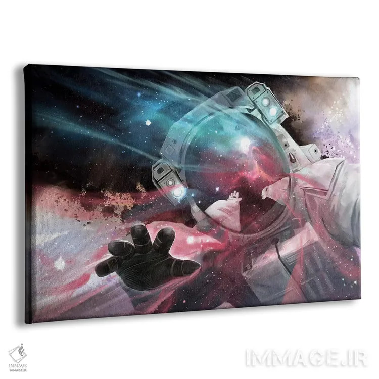 تابلو دکوراتیو غبار ستاره ای اثر استیو گود - نمای پرسپکتیو محصول