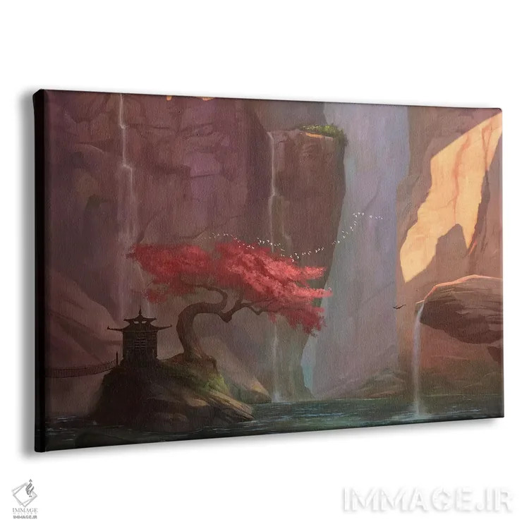 تابلو دکوراتیو دره اثر استیو گود - نمای پرسپکتیو محصول