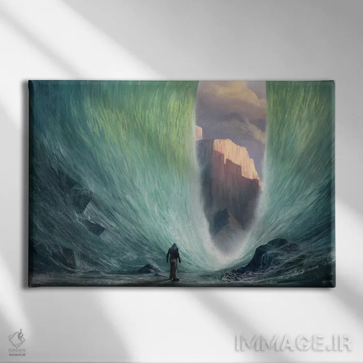 تابلو دکوراتیو نه با چشم اثر استیو گود - نمای روبهرو روی دیوار