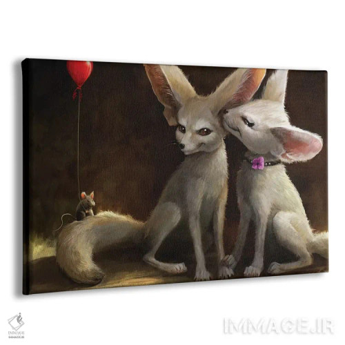 تابلو دکوراتیو نغمه های شیرین اثر استیو گود - نمای پرسپکتیو محصول