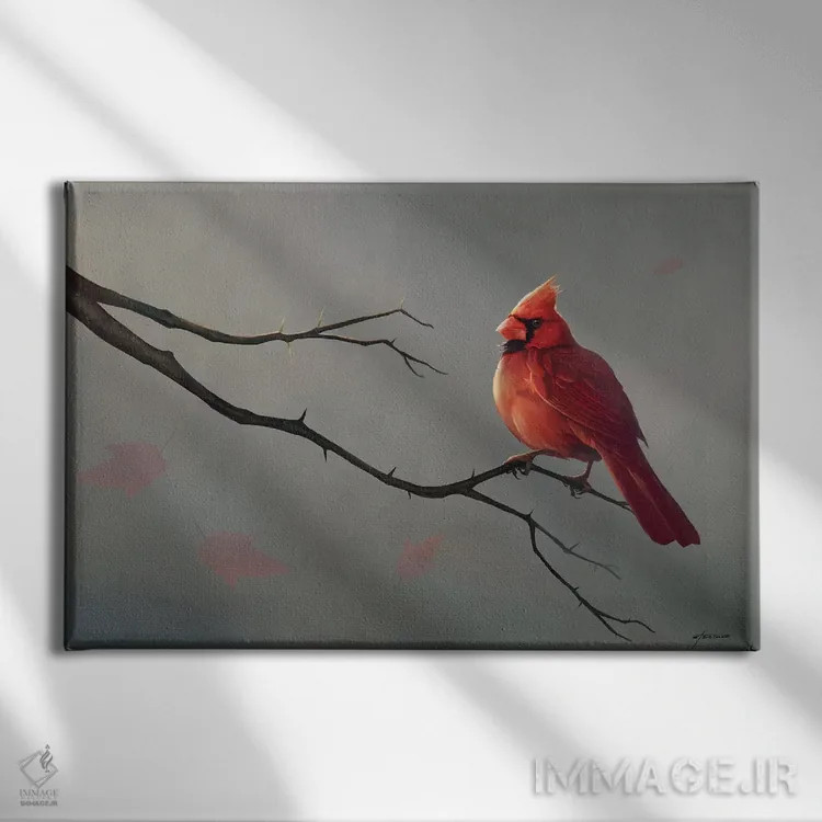 تابلو دکوراتیو کارباورال نر اثر استیو گود - نمای روبهرو روی دیوار