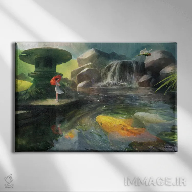 تابلو دکوراتیو کوی غول پیکر اثر استیو گود - نمای روبهرو روی دیوار