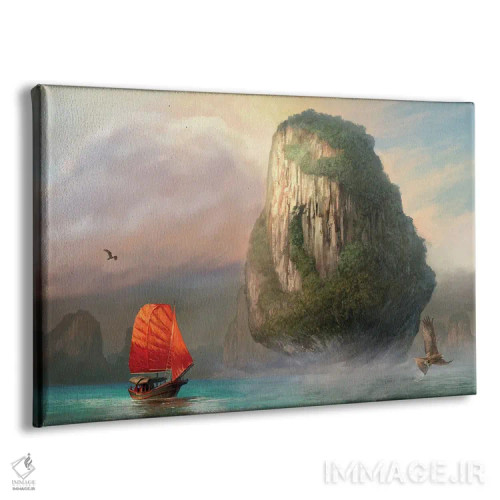 تابلو دکوراتیو صیاد صبحگاهی اثر استیو گود - نمای پرسپکتیو محصول